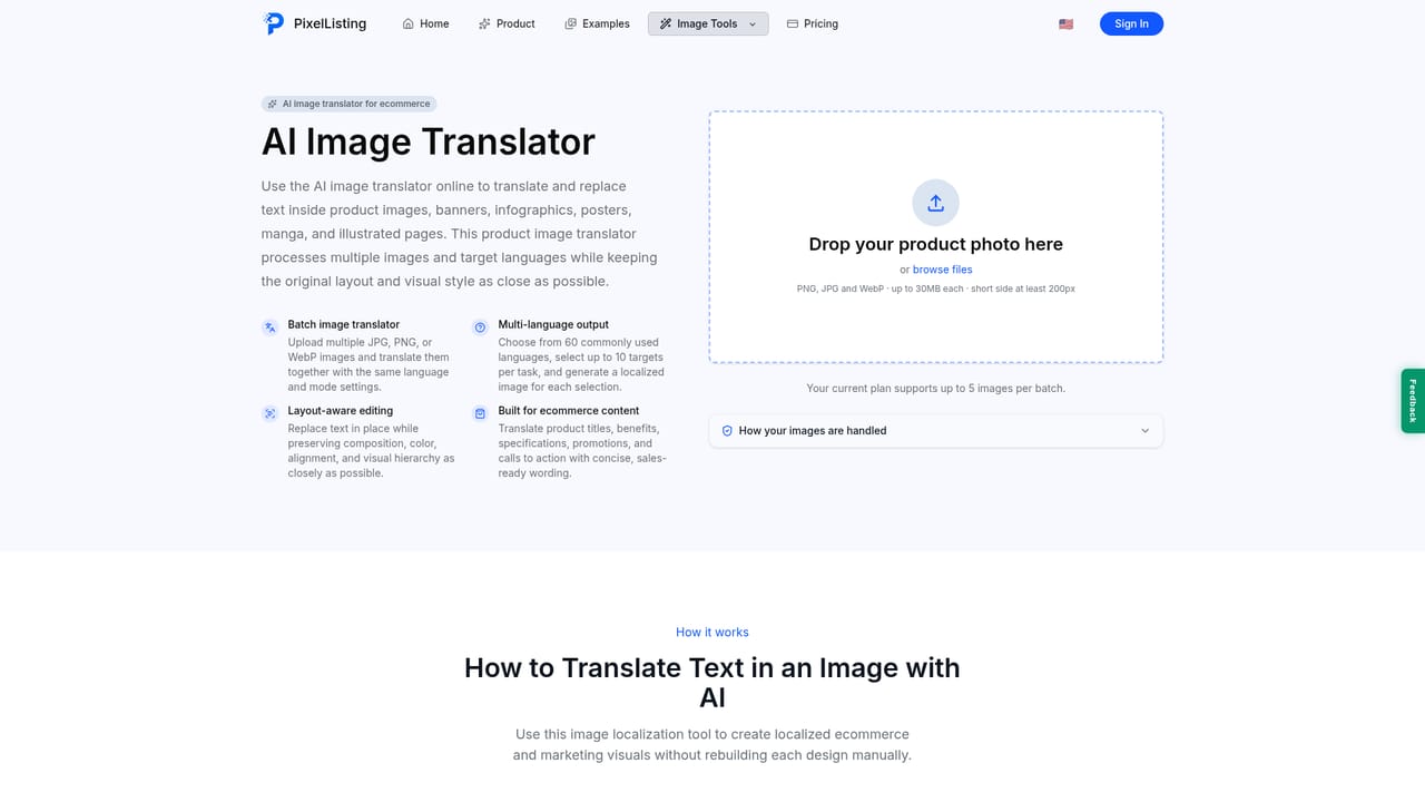 PixelListing — Localize or restyle for new campaigns