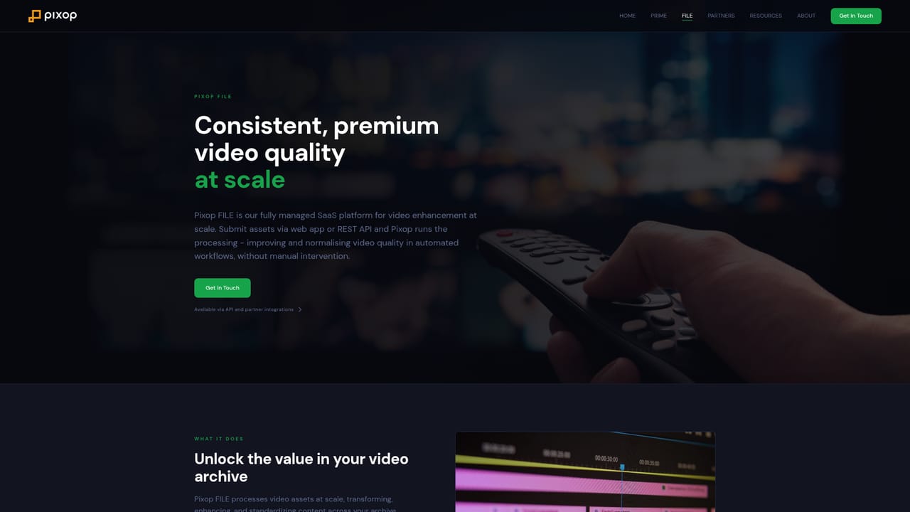 Pixop — Review the file based option