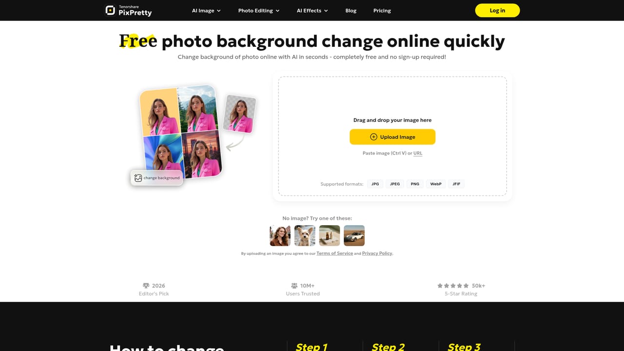 PixPretty AI — Swap or recolor the background