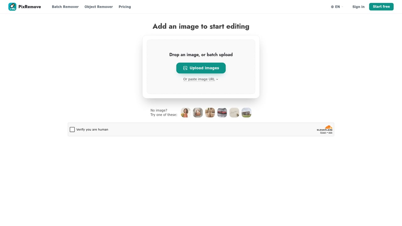 PixRemove — Refine in the editor