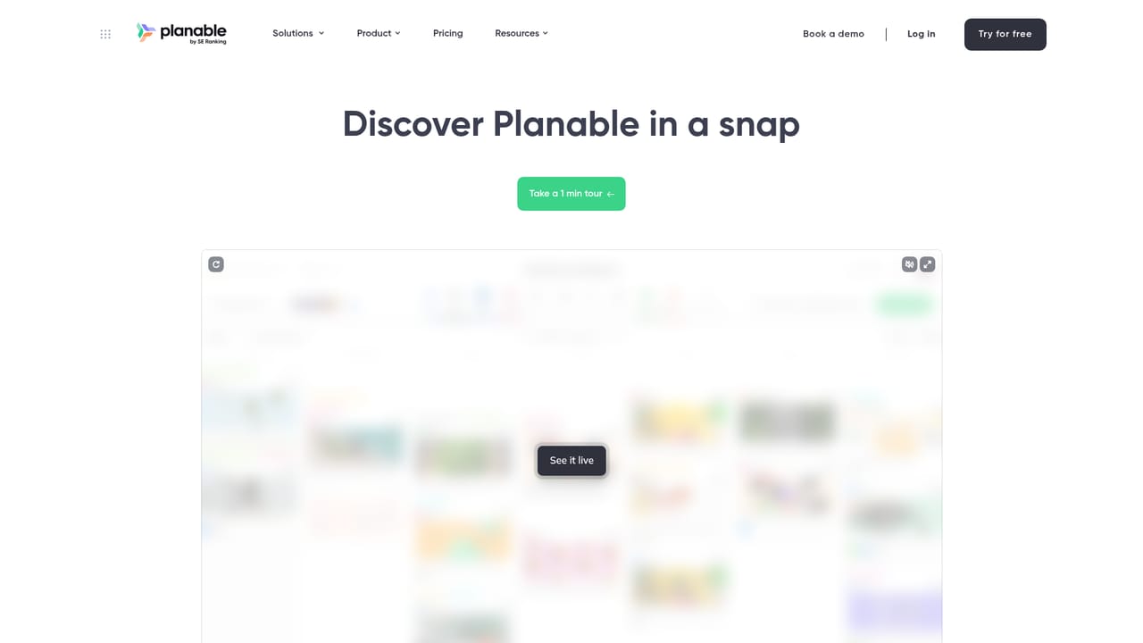 Planable — See the product in action