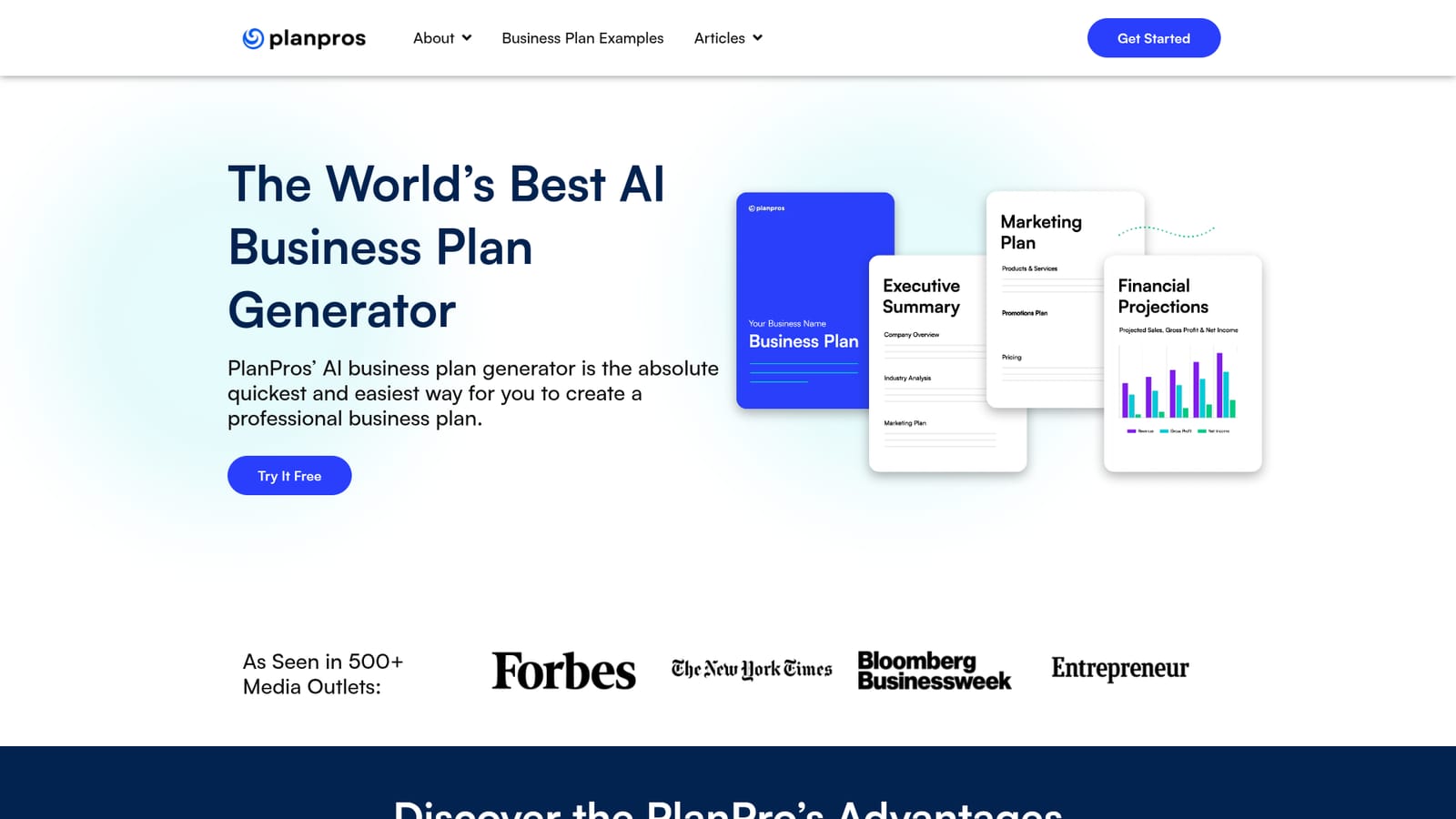 PlanPros — Start a new plan