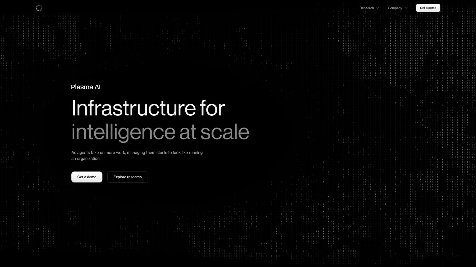Plasma AI — Request a demo and scope your agent workload