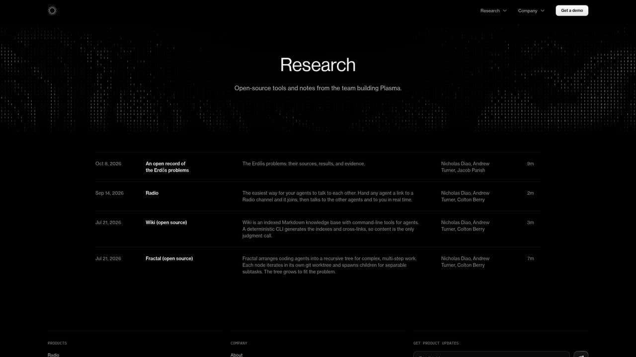 Plasma AI — Check the full research index for further primitives