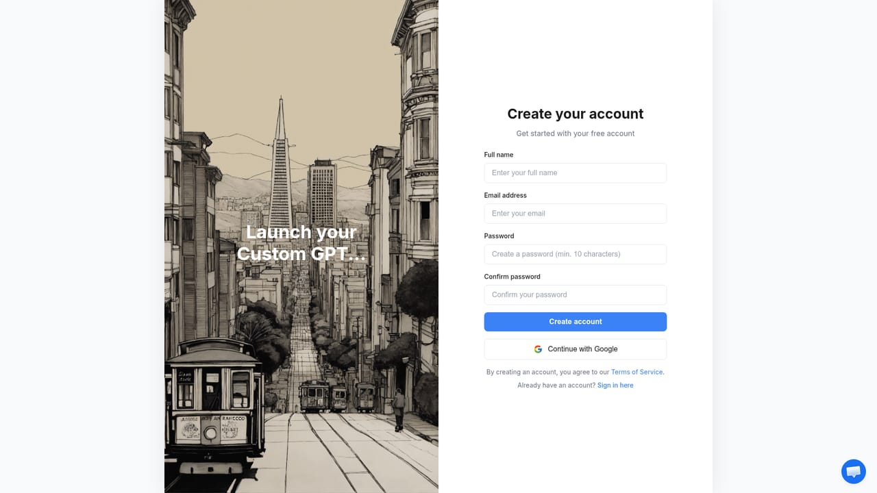 Pmfm — Create your Pmfm account