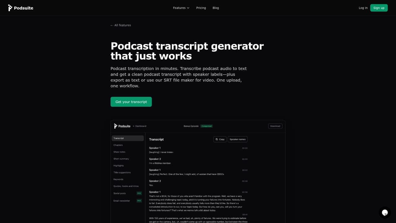 Podsuite — Upload your episode