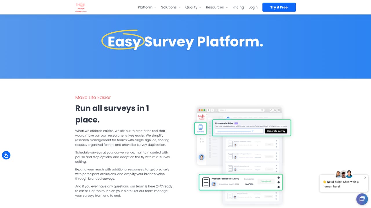 Pollfish — Define and screen your audience