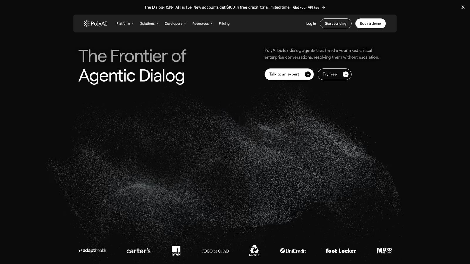 PolyAI Voice Assistant — Book a demo or start in the Studio