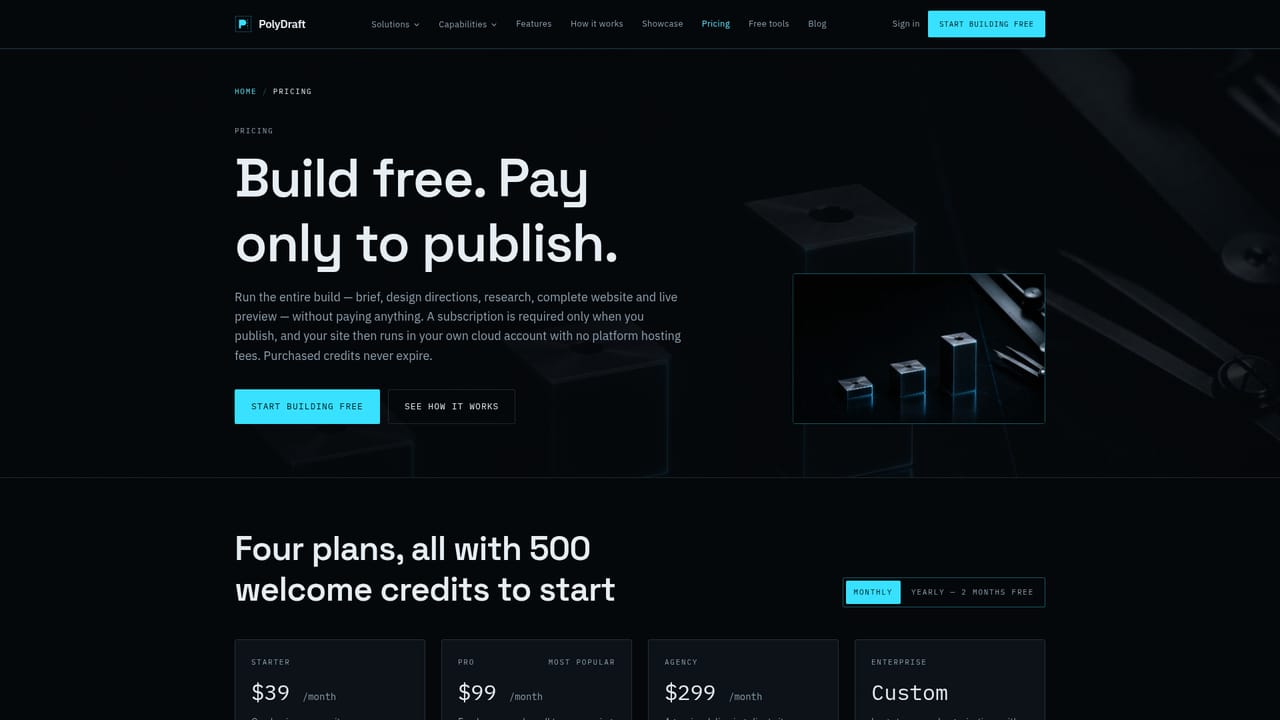 PolyDraft — Subscribe and publish to your cloud