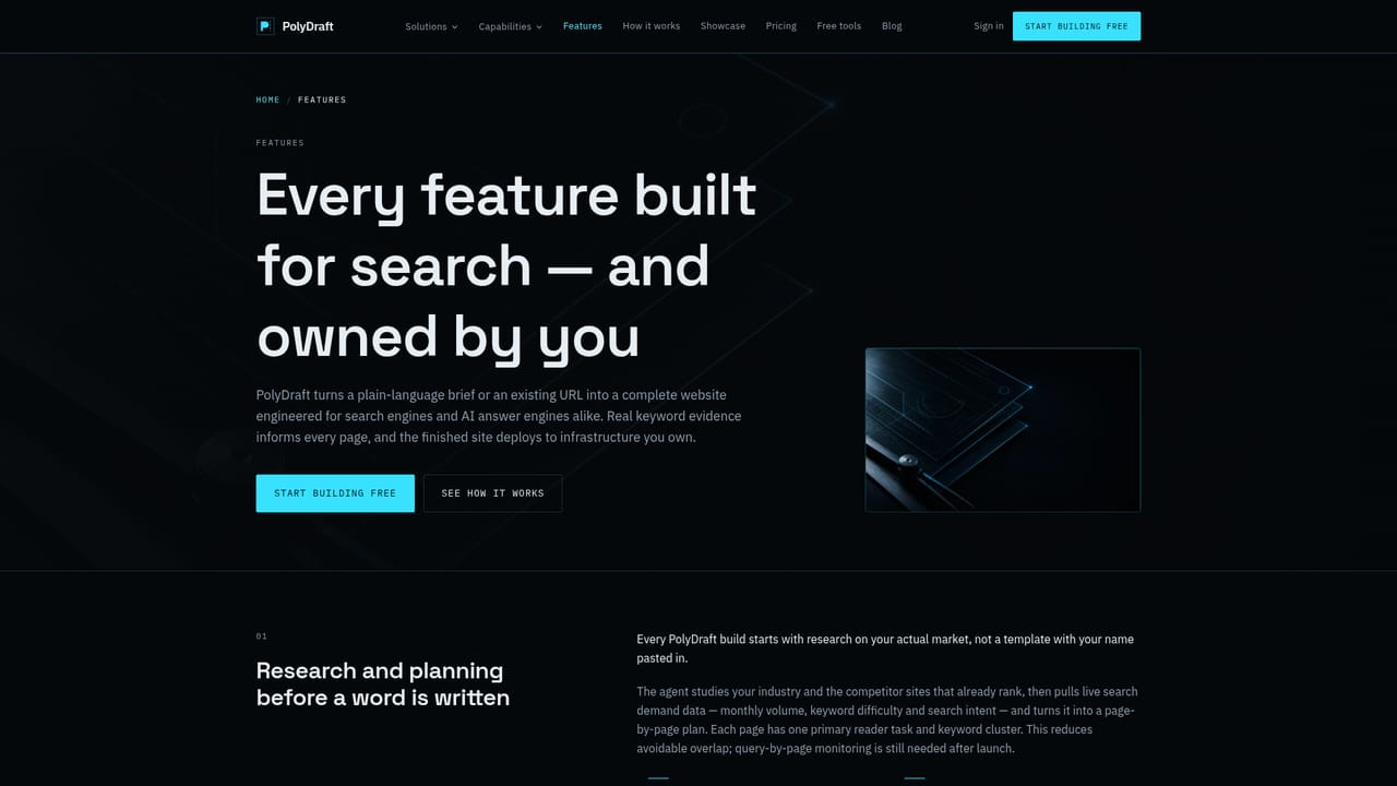 PolyDraft — Extend search, AI and language coverage