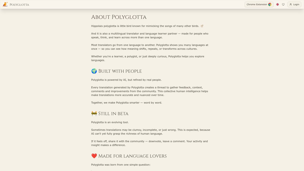 Polyglotta — Join a translation thread