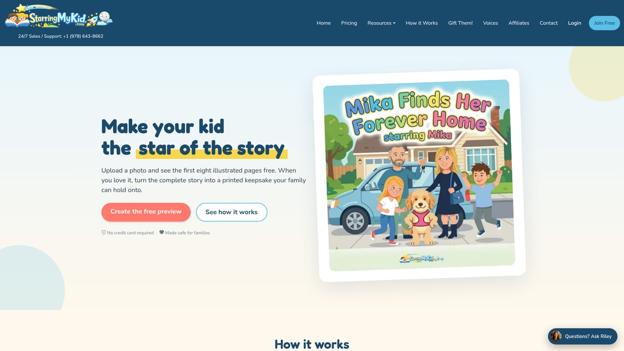 Pooks — Make a picture book starring your child