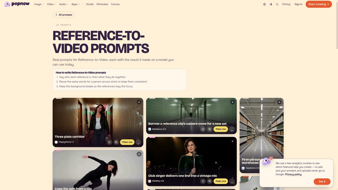PopNow Image Generator — Borrow a prompt from the library