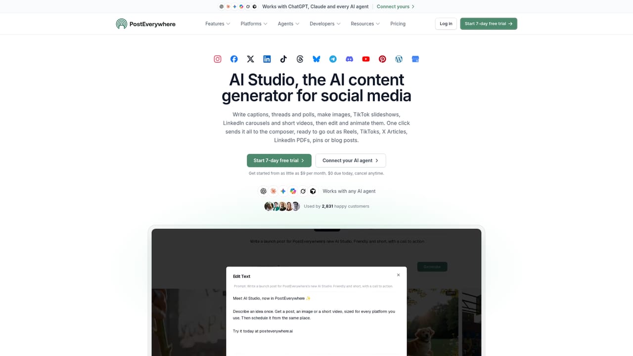 PostEverywhere — Generate media in AI Studio