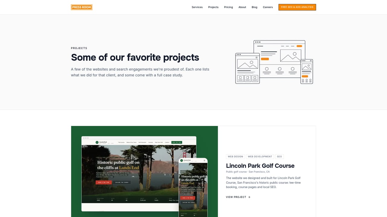 PressRoom — Check comparable work