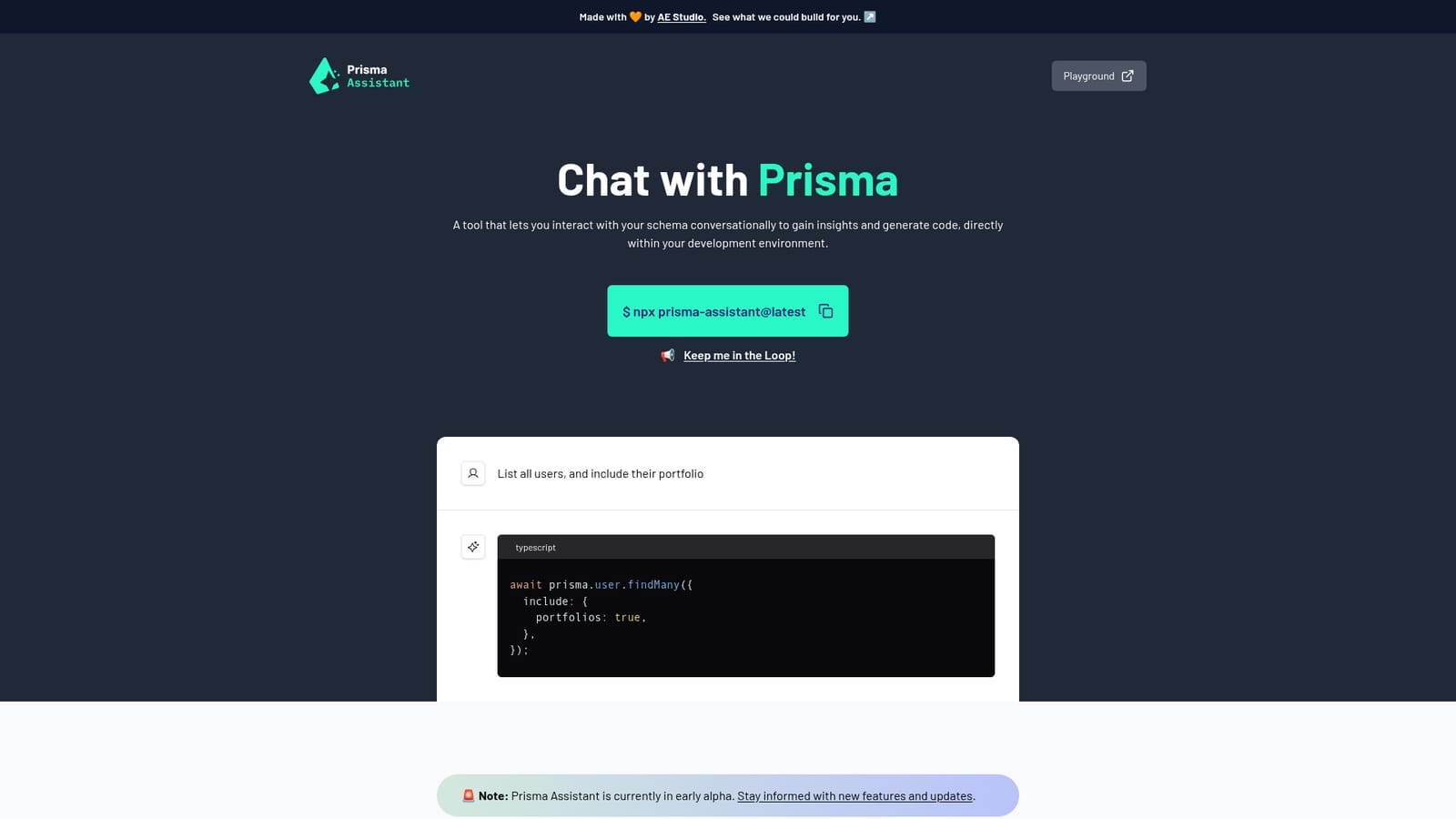 Prisma Assistant — Launch the assistant from the project root