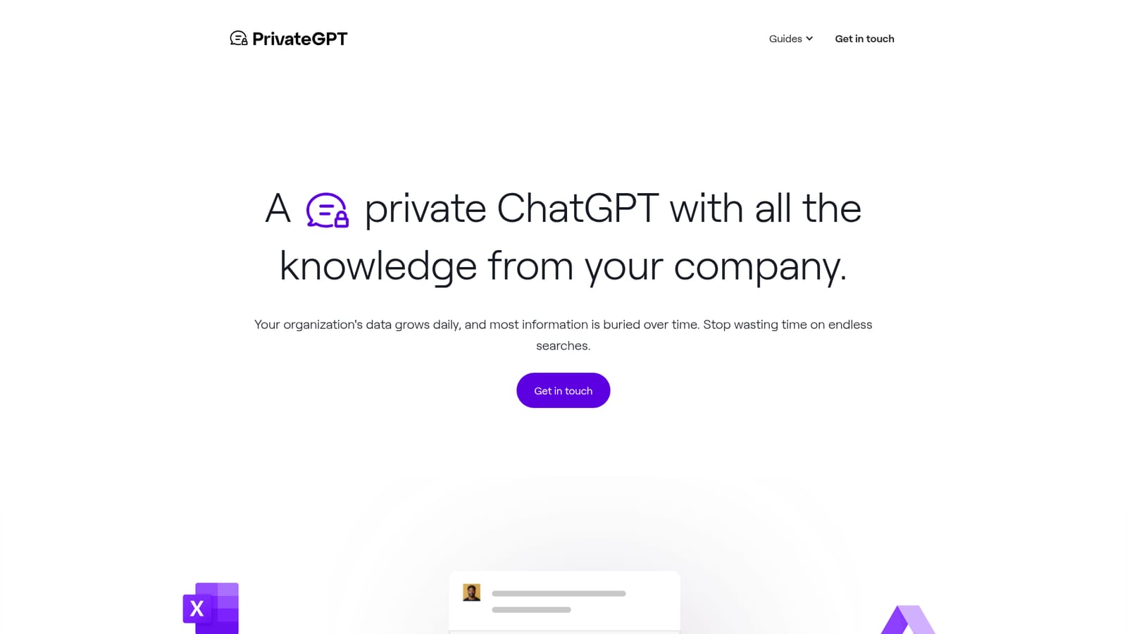 PrivateGPT.io — Try the live demo
