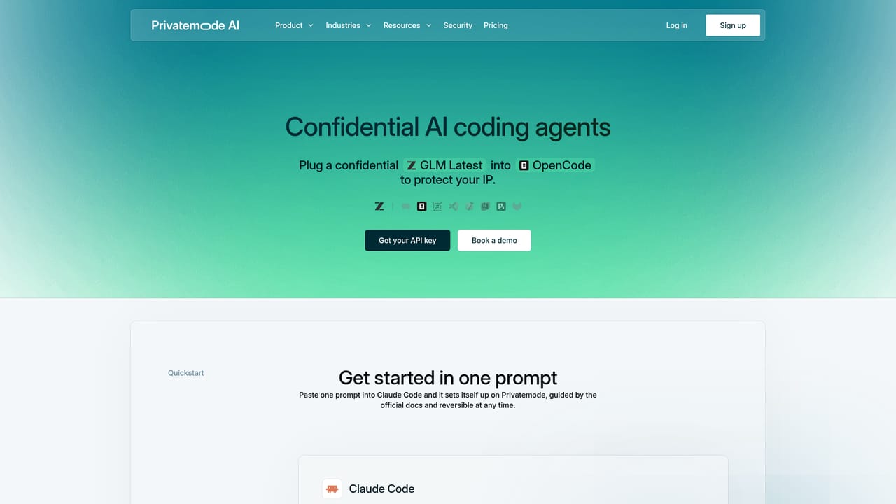 Privatemode AI — Connect a coding agent or editor