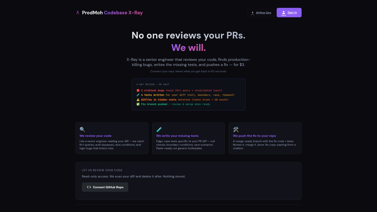 ProdMoh AI — Check the release against evidence