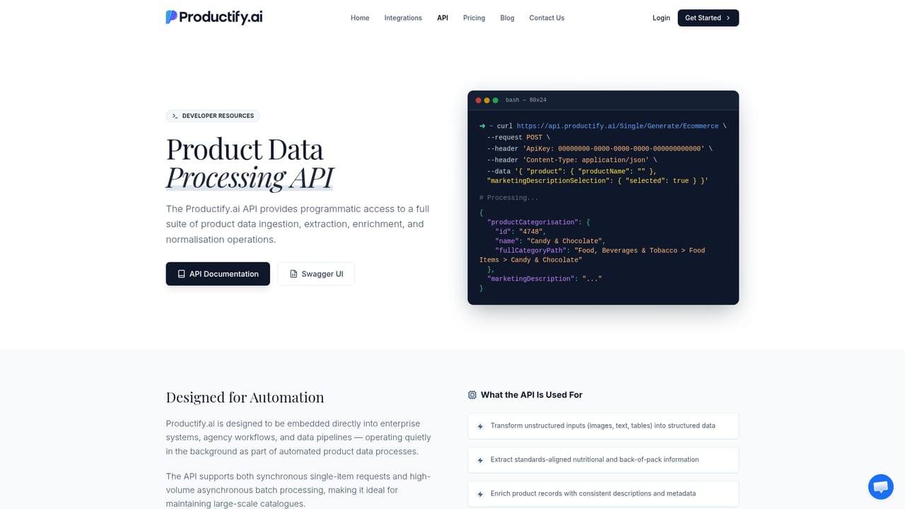 Productify — Review the platform and documentation