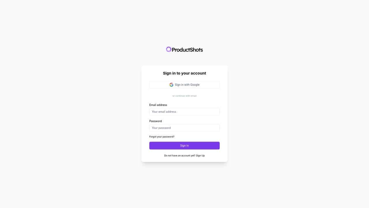 ProductShots — Standardize your product images