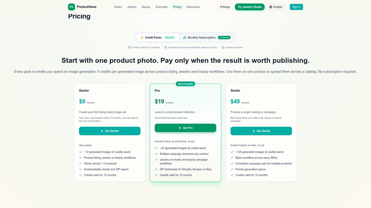 ProductViews — Create a free account