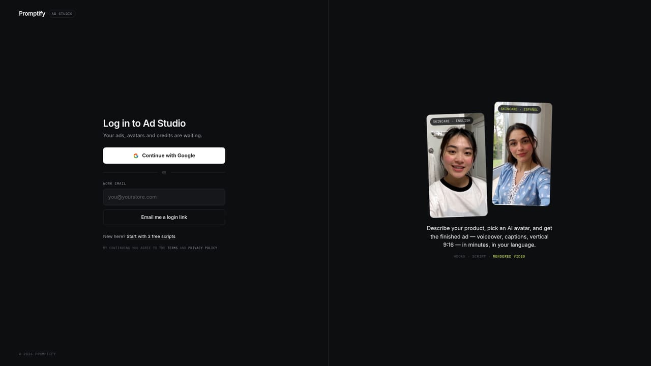 Promptify — Start a Copilot session