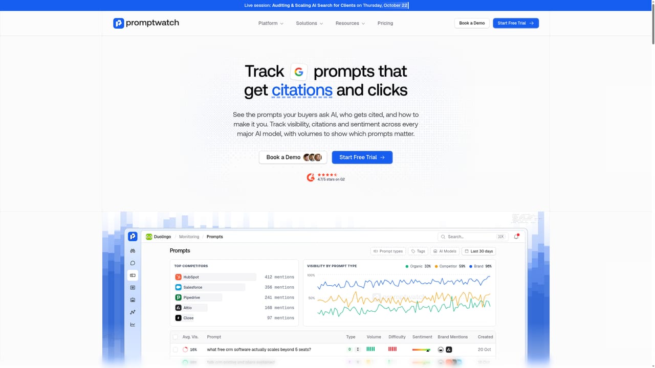 Promptwatch — Build and organise prompt sets