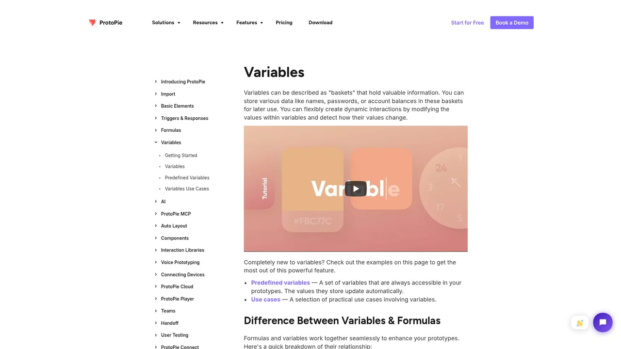 ProtoPie — Add variables for state and conditions