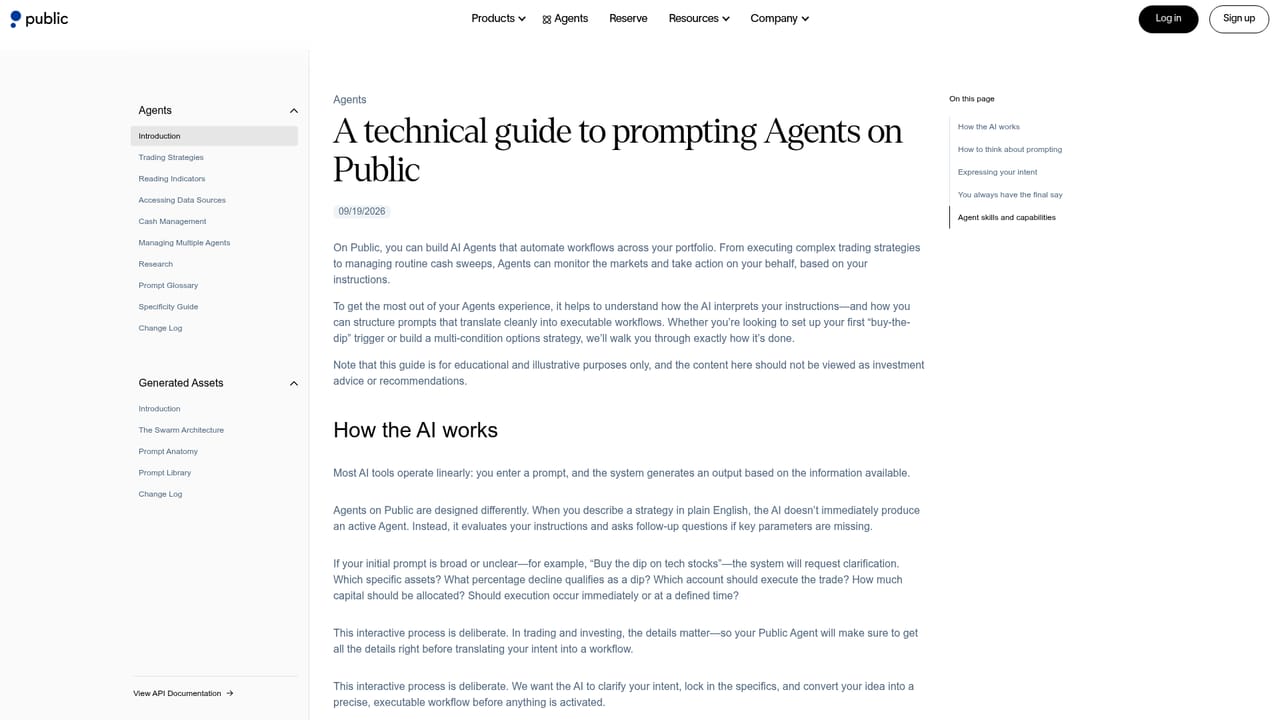 Public — Decide between a prompt and the marketplace