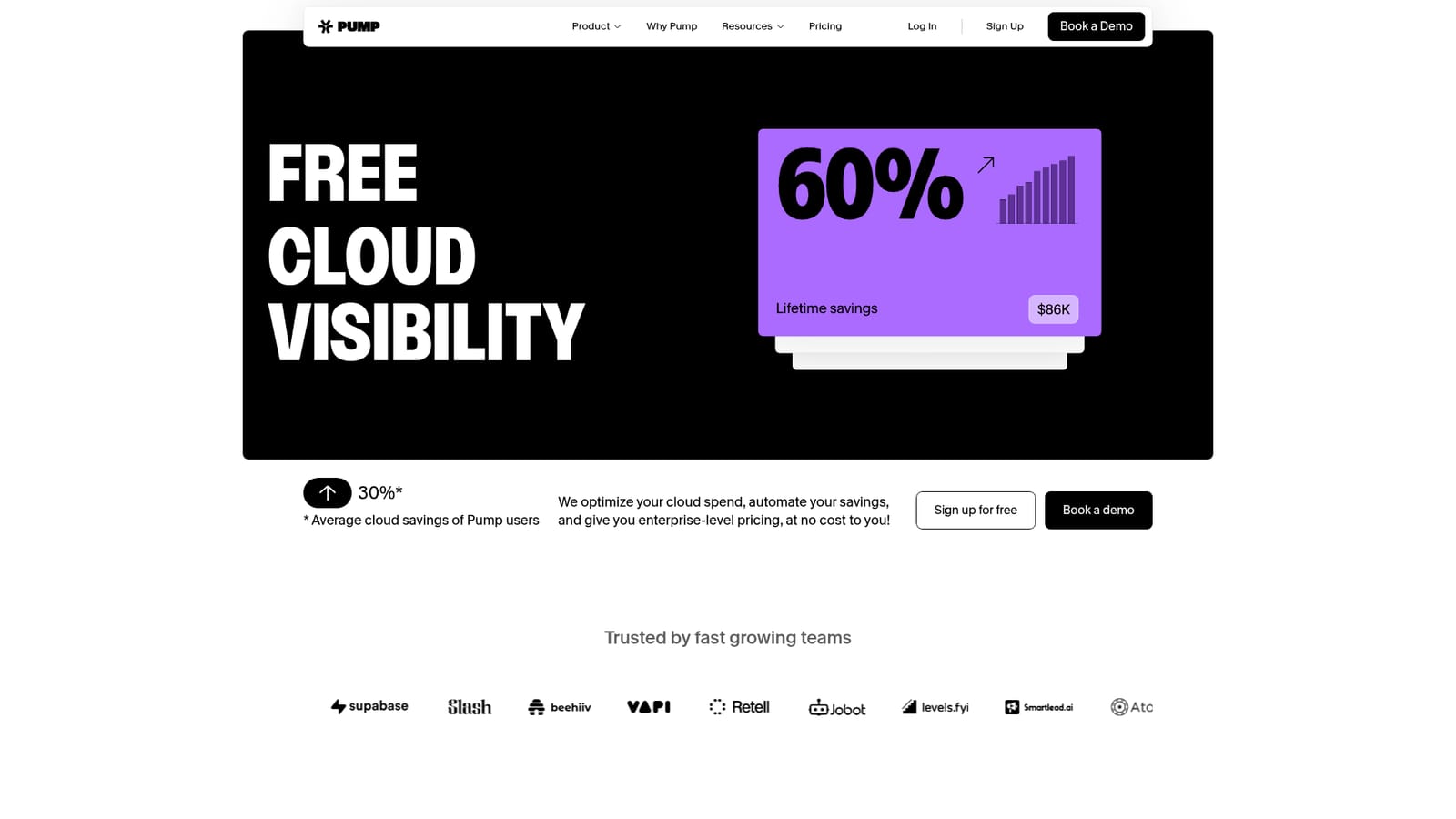 Pump — Create a free account