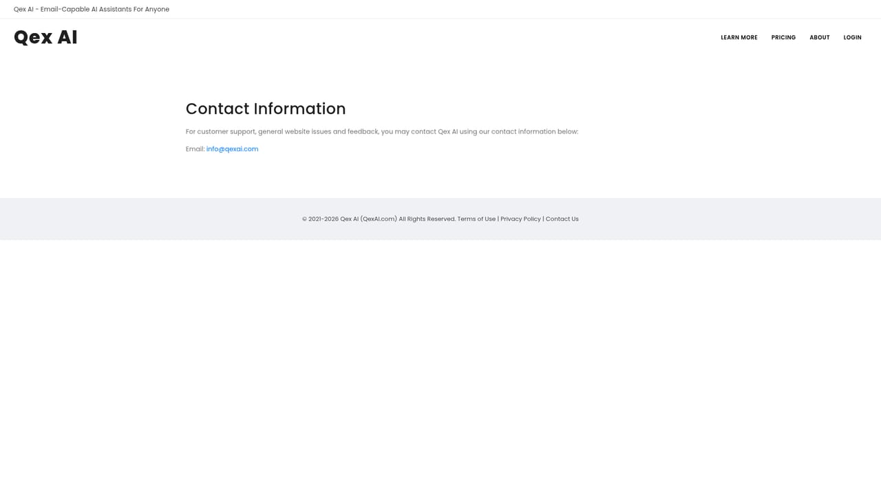 QexAI — Add credit and scale up