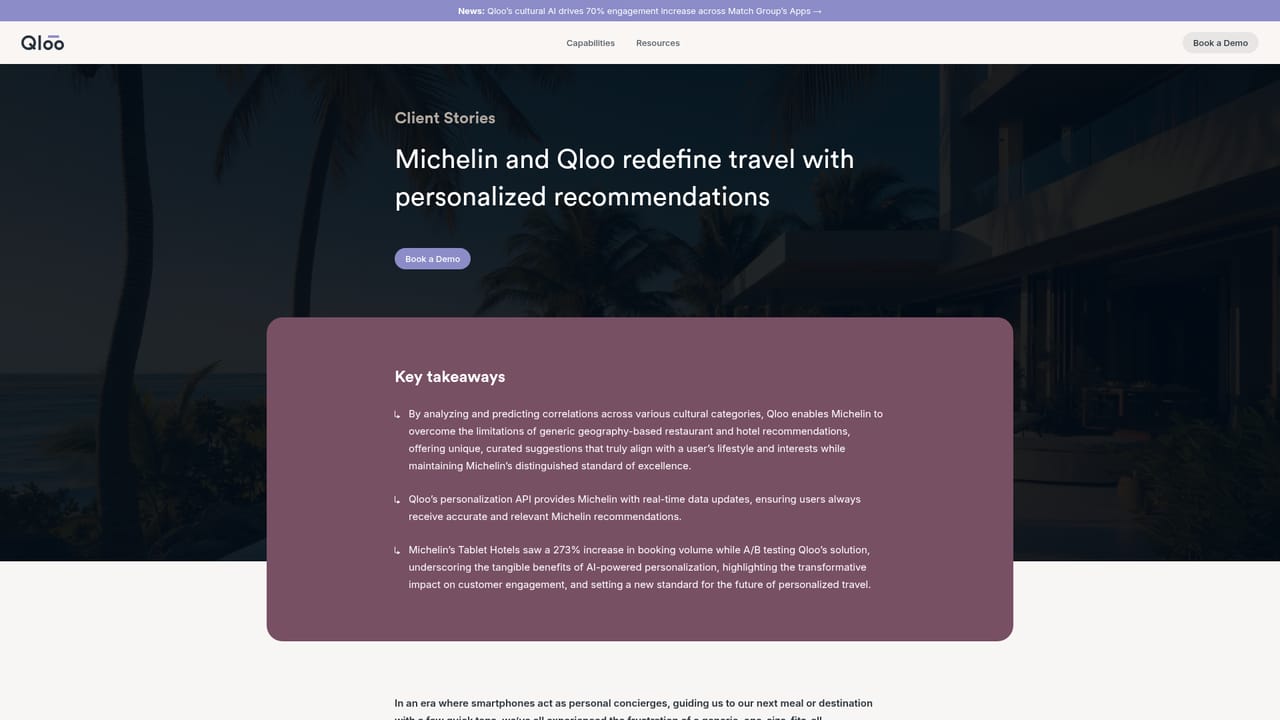 Qloo — Check published client stories
