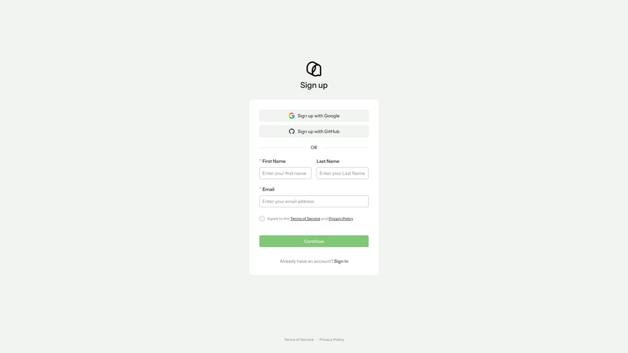 Qoder — Create an account