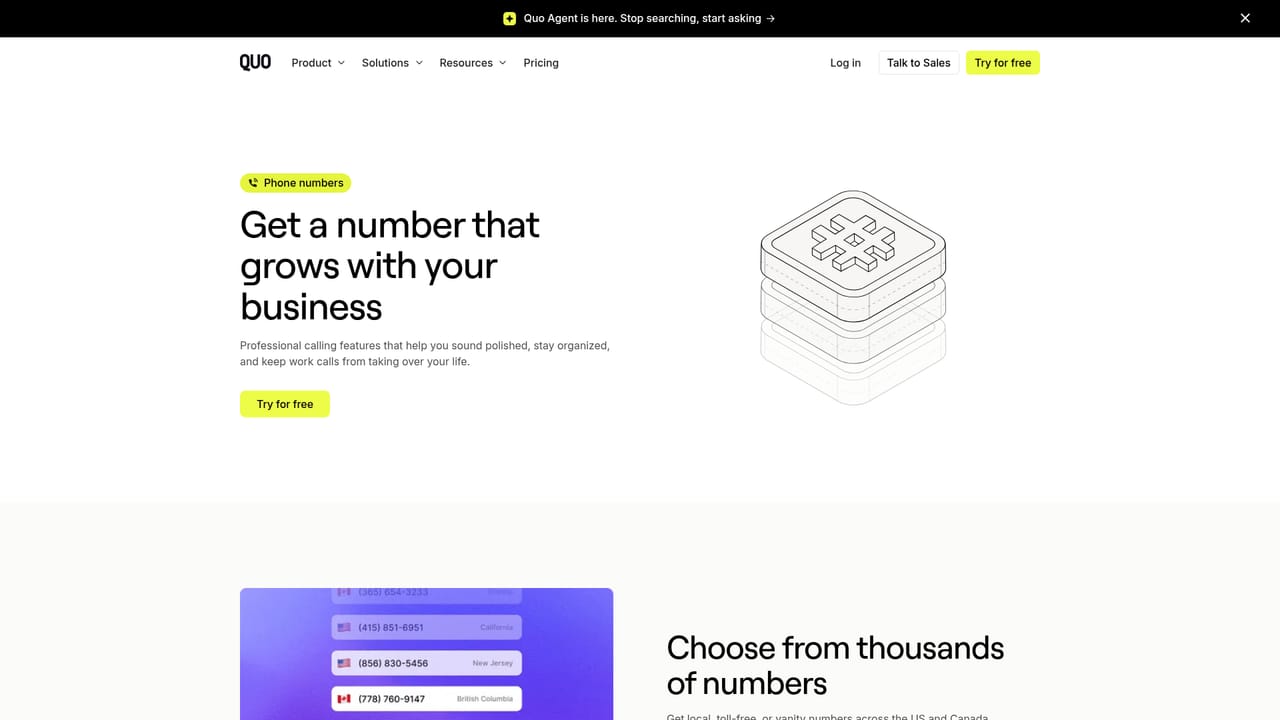 Quo — Get a business number or port your existing one