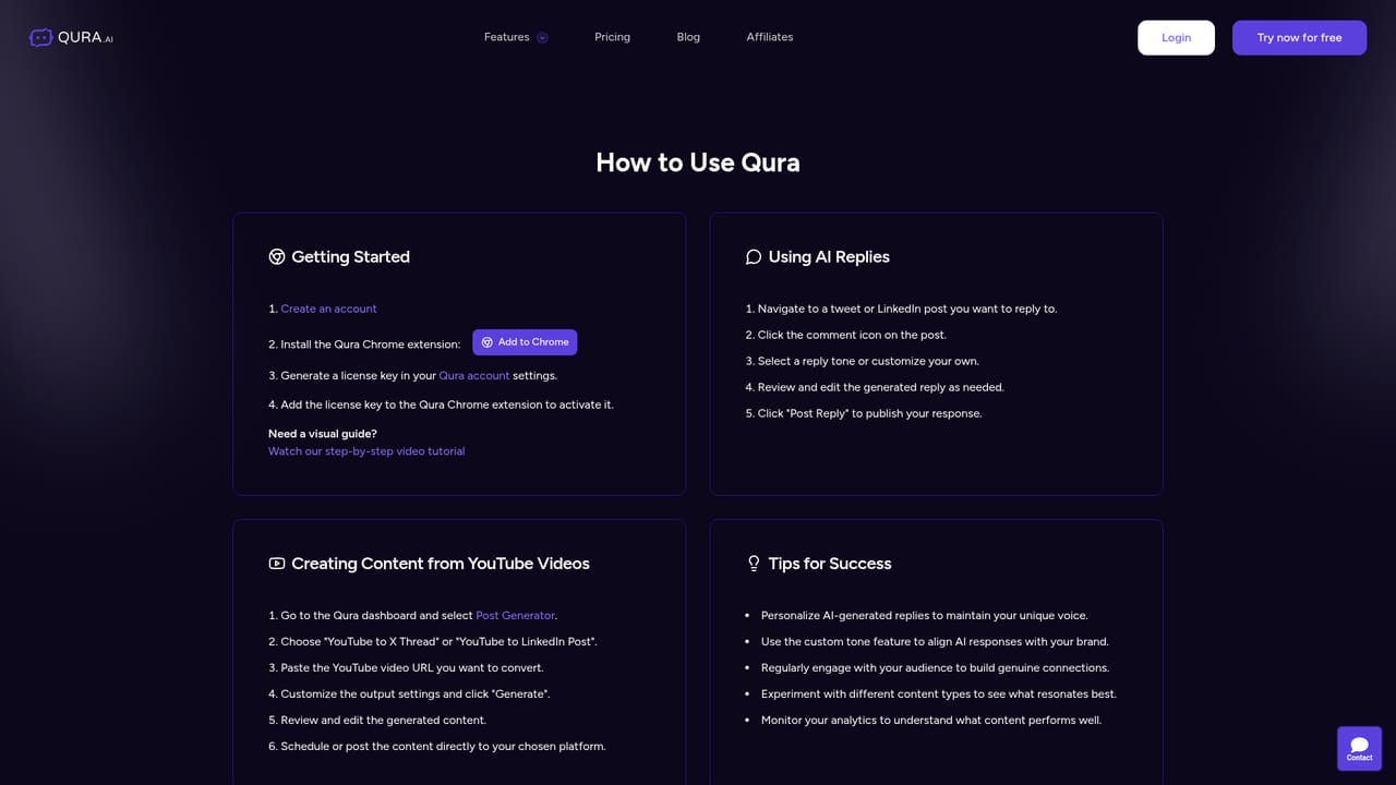 Qura — Read the documentation