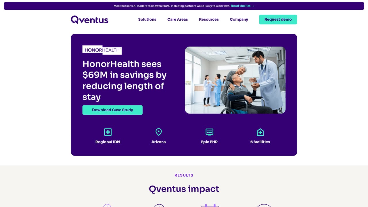 Qventus — Check references in your care setting