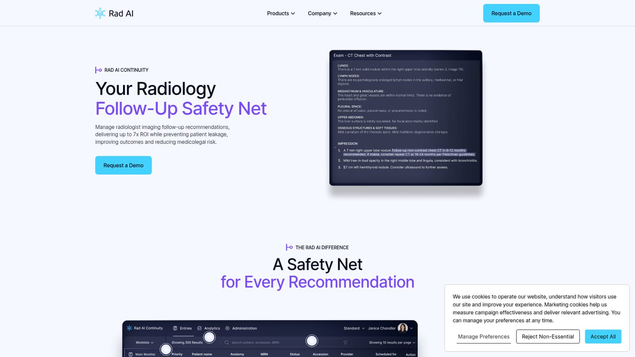 Rad AI — Assess follow-up continuity