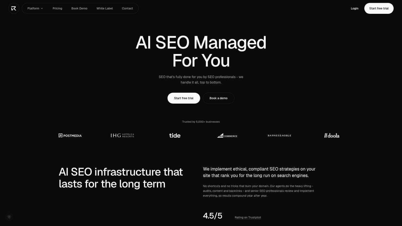 Ranked — See the service scope in detail