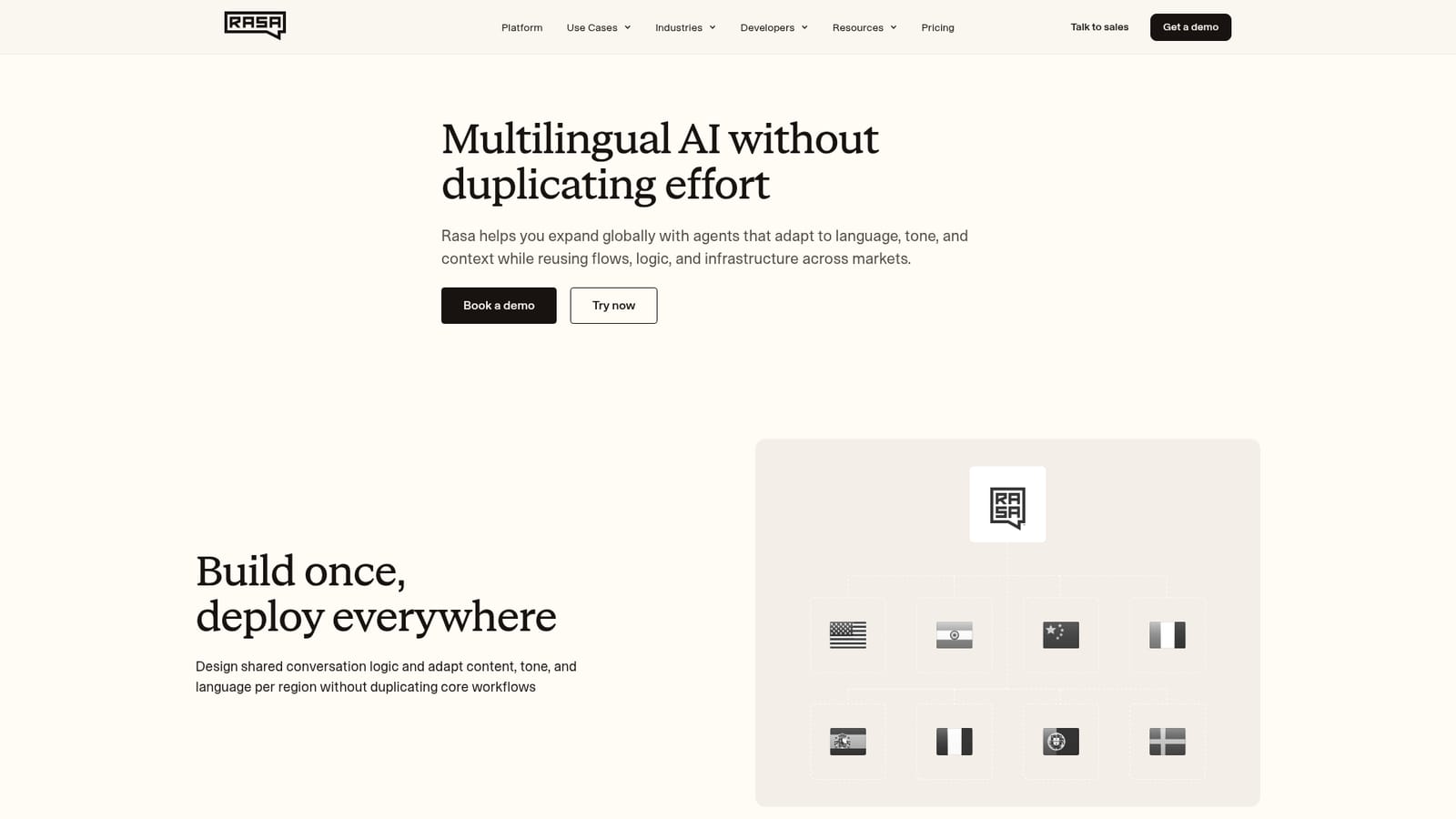 Rasa Multilingual AI — Review the multilingual approach