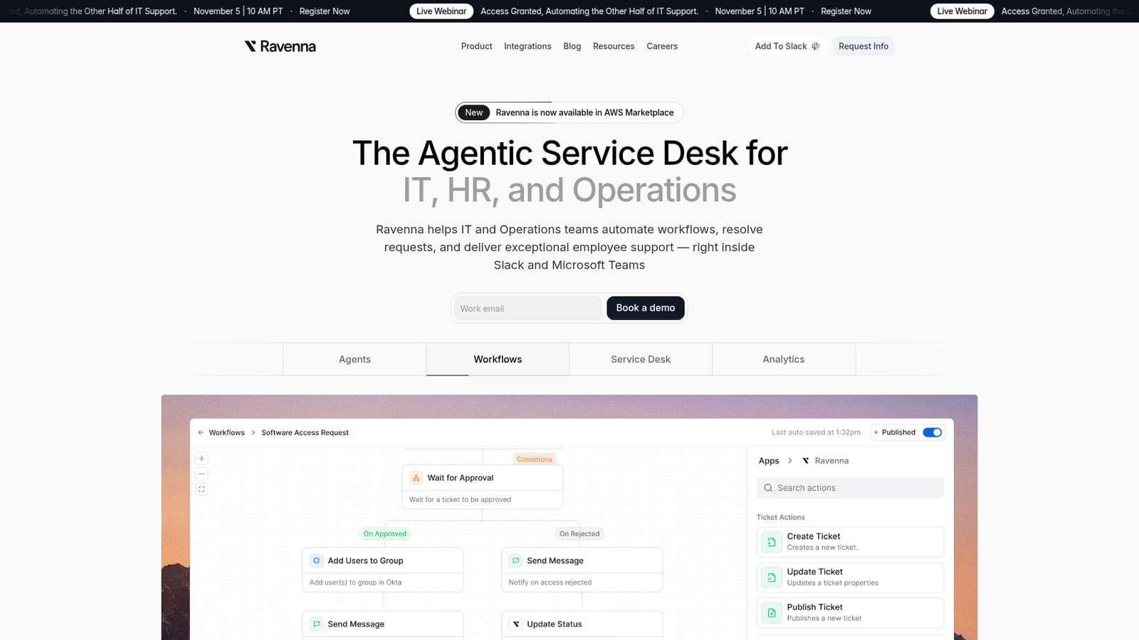 Ravenna — Review the product surface