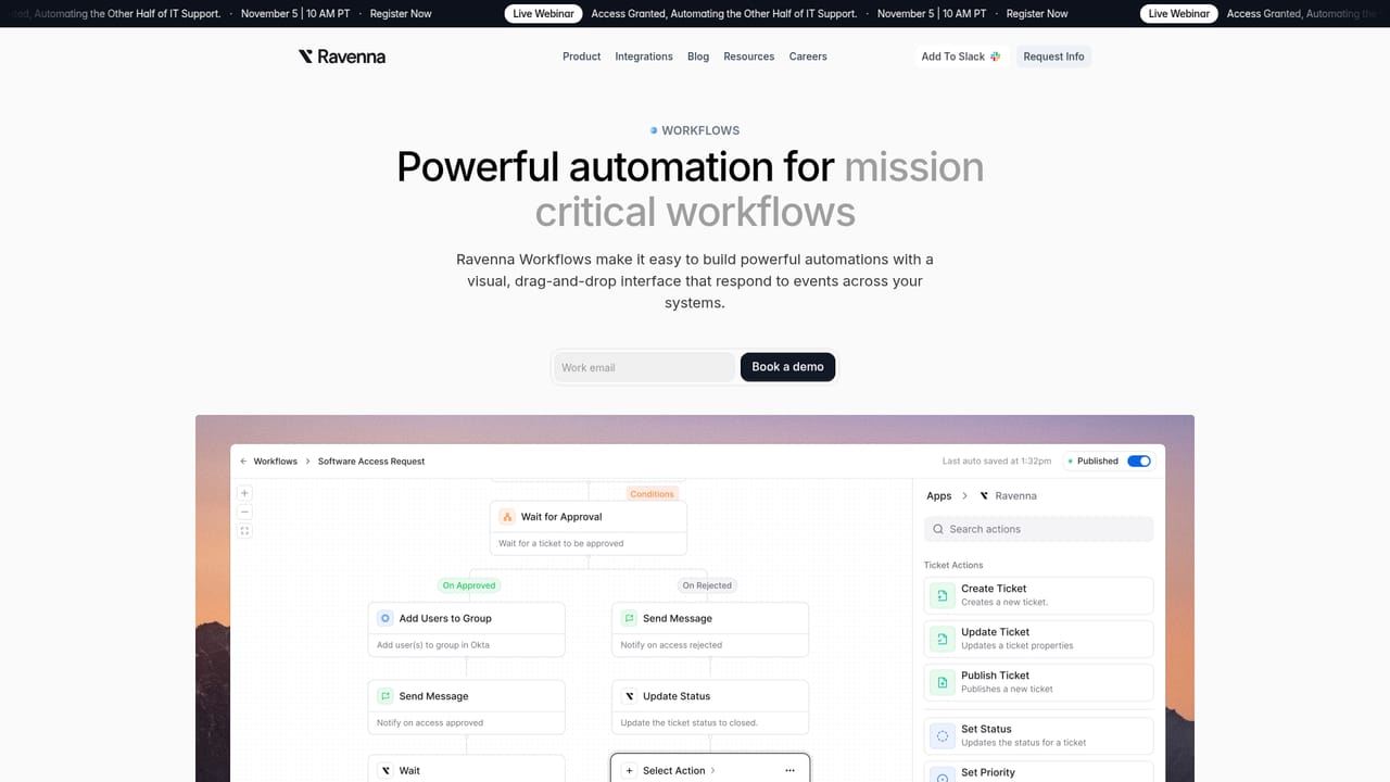 Ravenna — Build a request workflow
