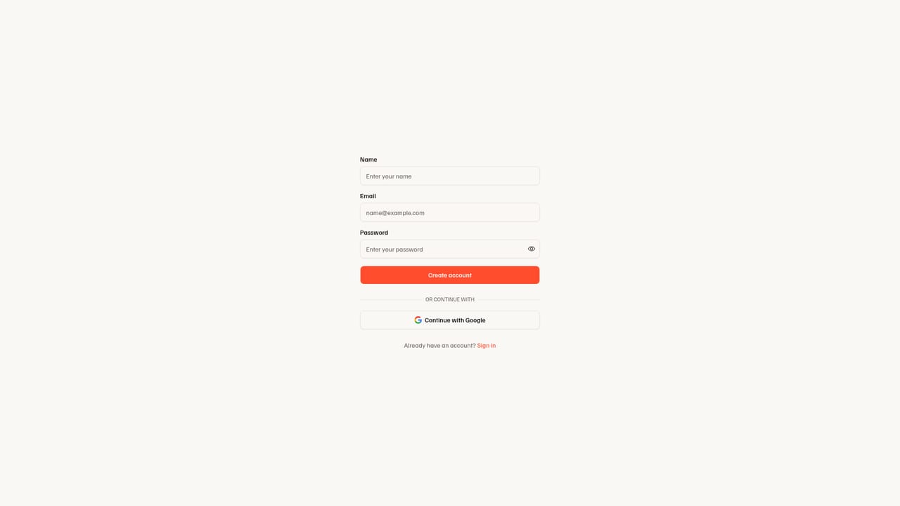 ravvi — Create your account