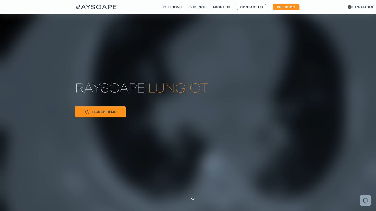 Rayscape — Compare the lung CT workflow