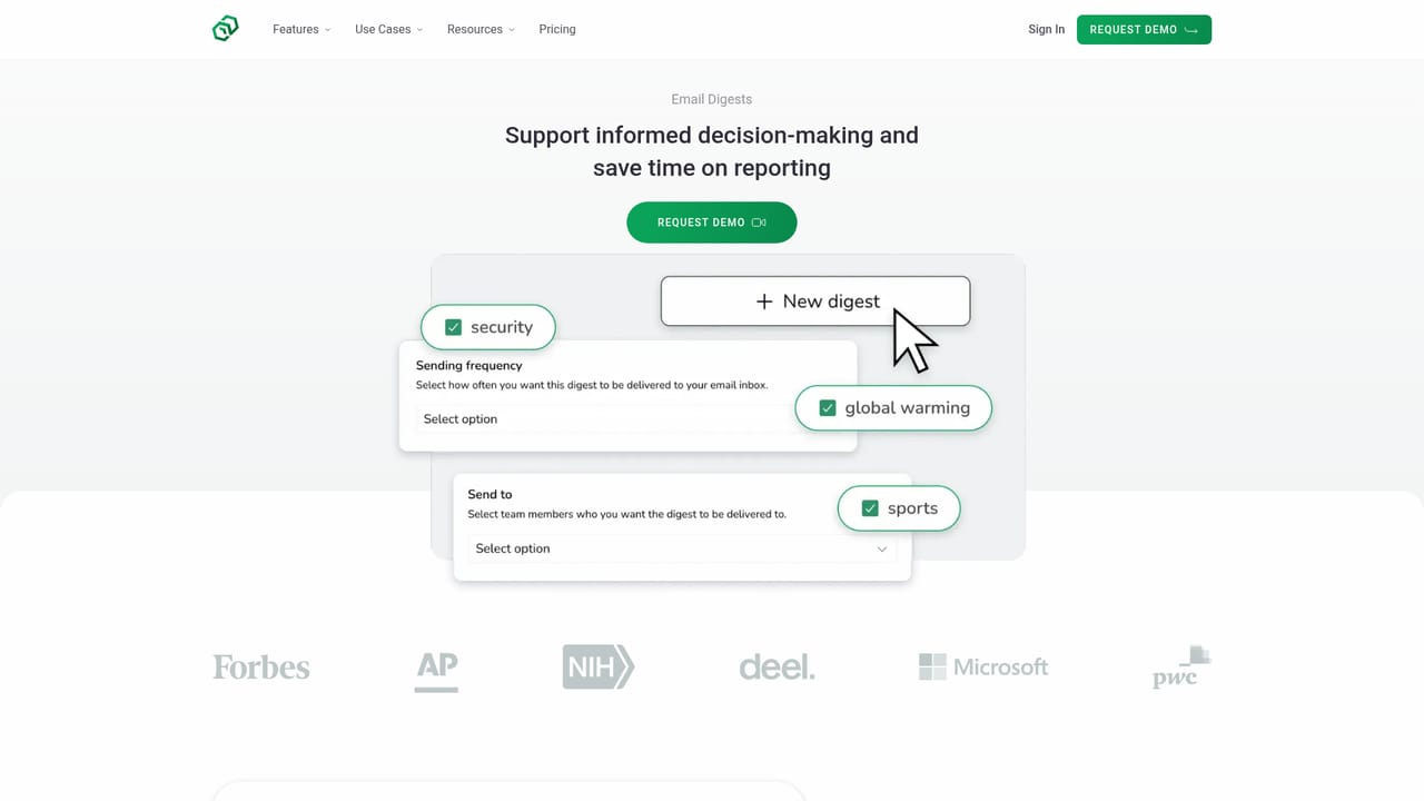 ReadPartner — Configure internal newsletter briefings