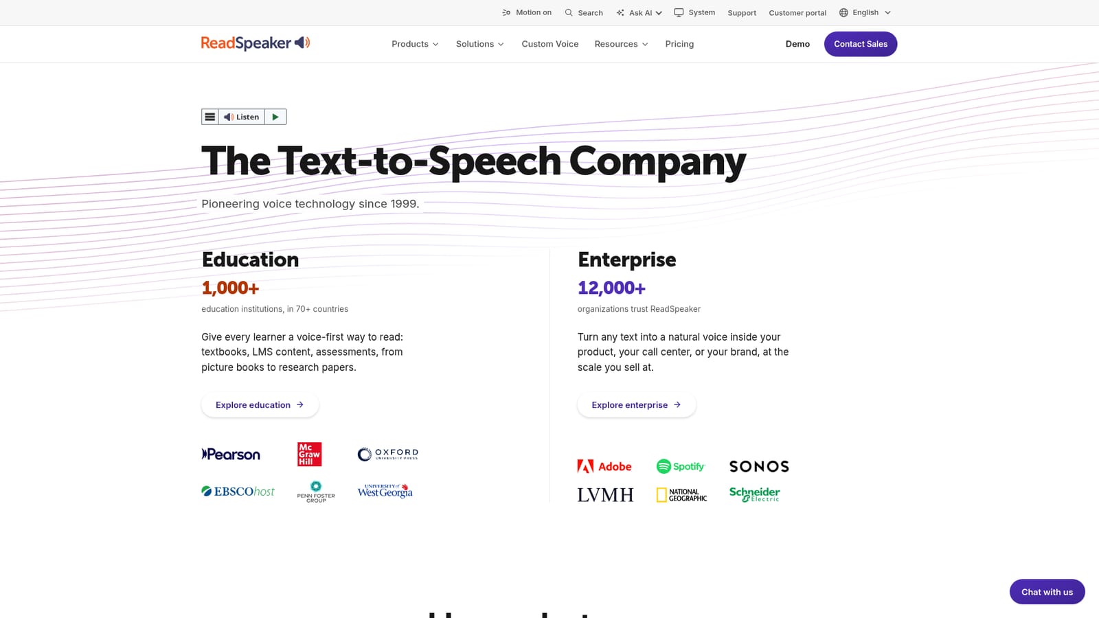 ReadSpeaker AI — Try voices in the browser demo