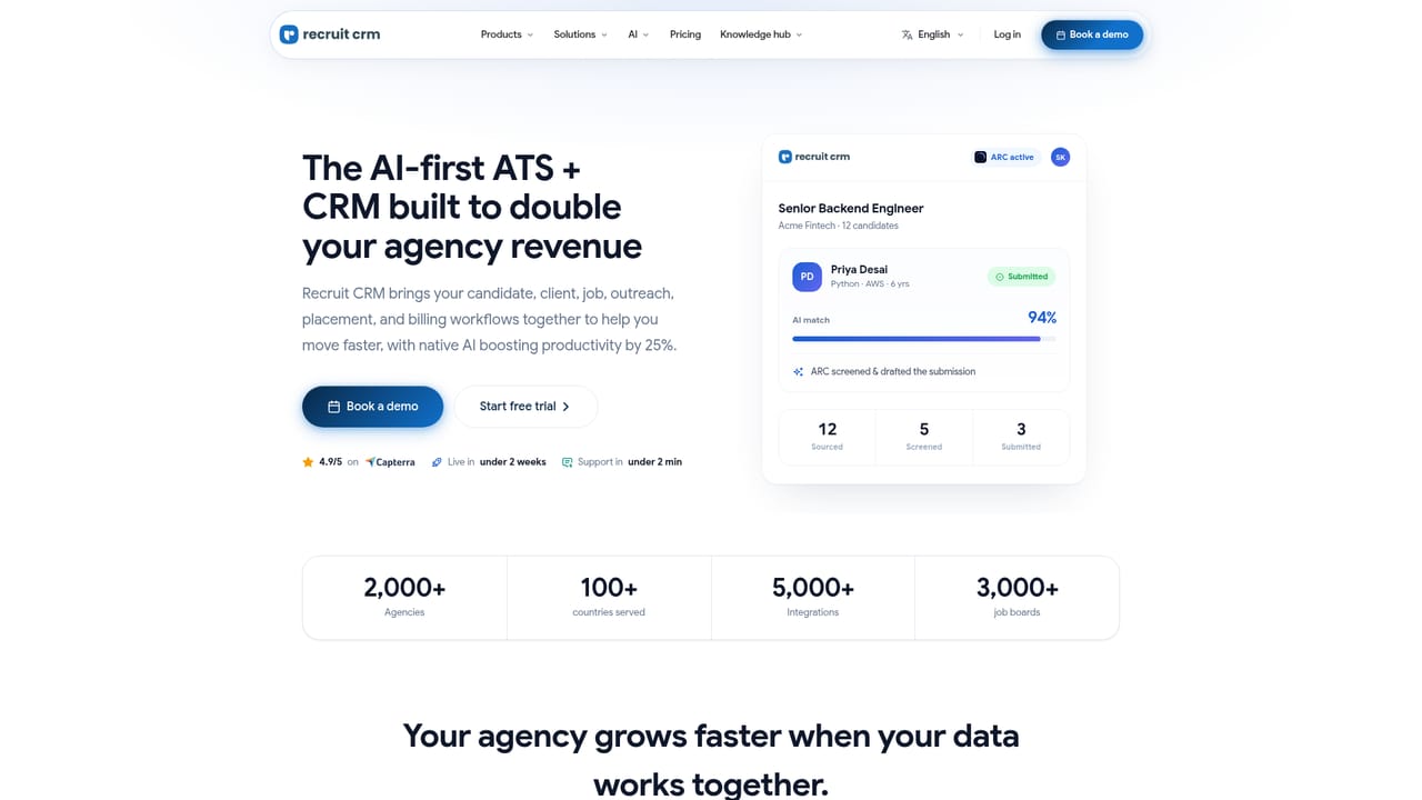 Recruit CRM — Import records and connect sourcing