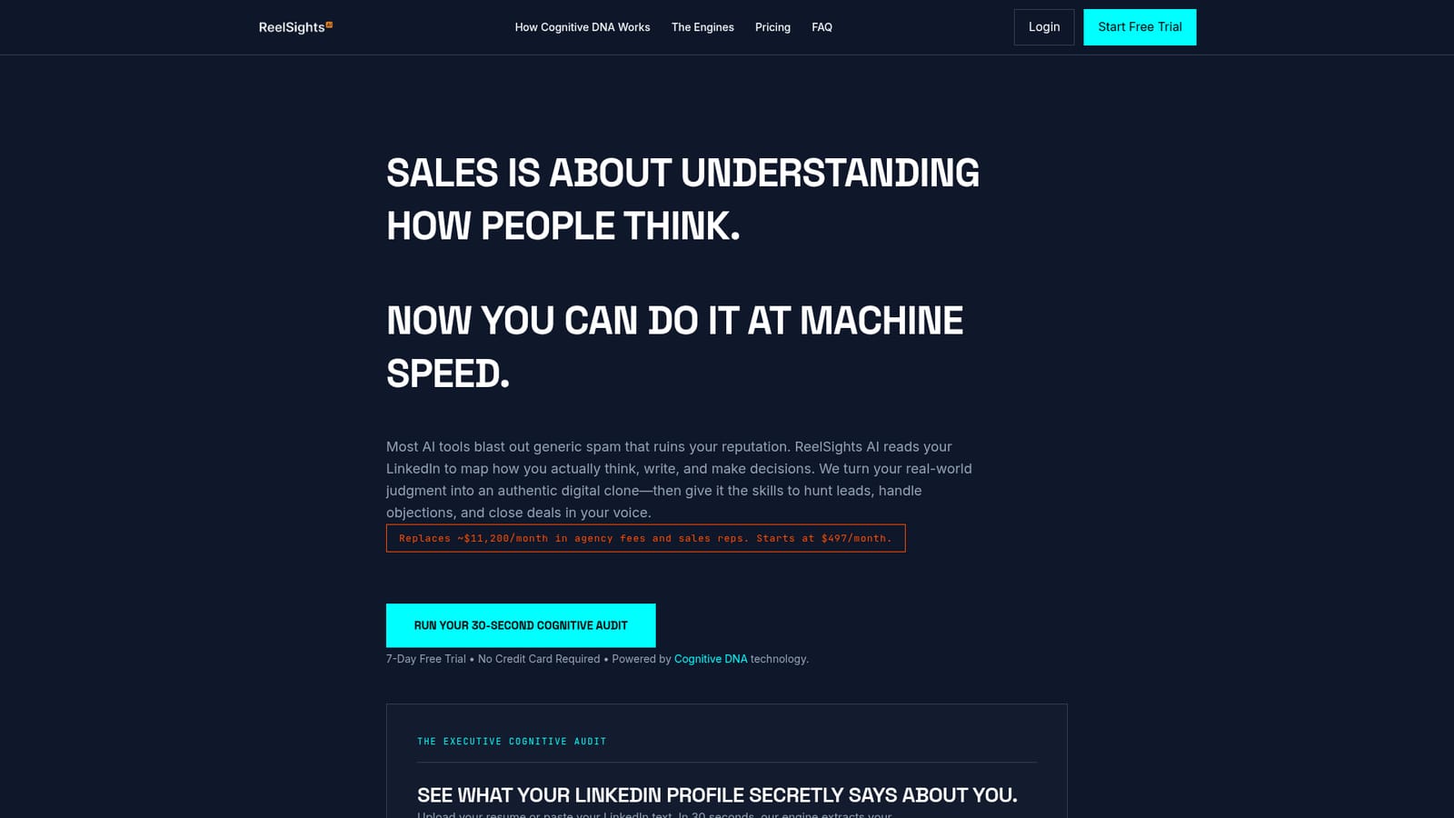 ReelSights AI — Run the free Cognitive Audit