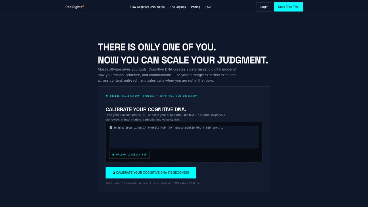 ReelSights AI — Review how your thinking was mapped