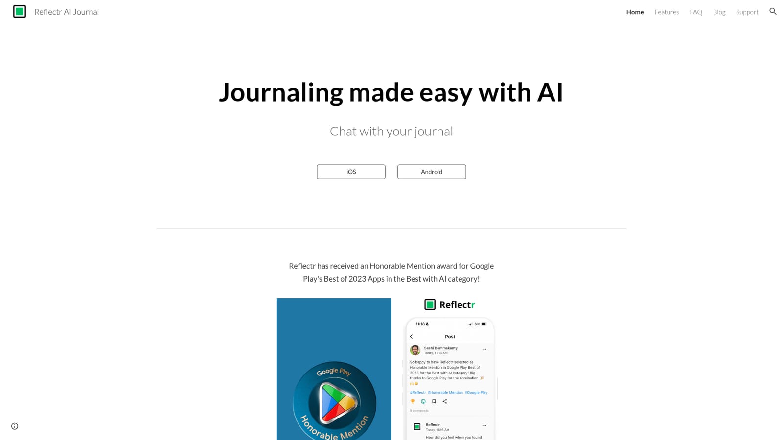 Reflectr — Install the app for your phone